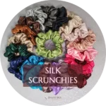Sylvie Silk Header Category Silk Scrunchies