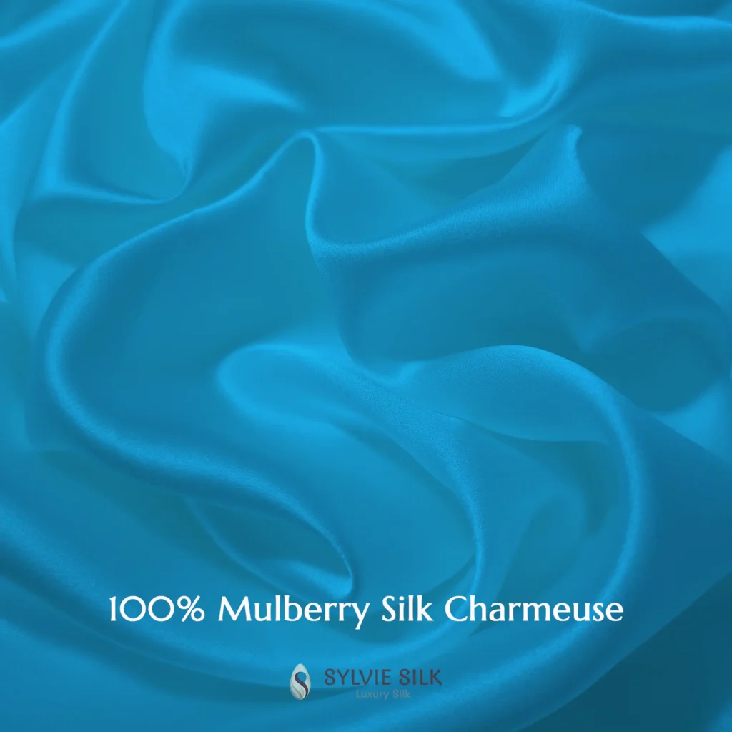 19 Momme Mulberry Silk Charmeuse Fabric 54 inch wide