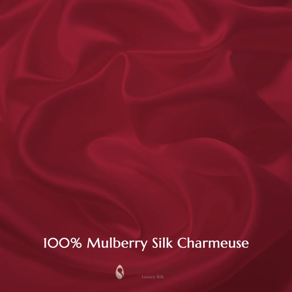 22 Momme Mulberry Silk Charmeuse Fabric 45 inch wide
