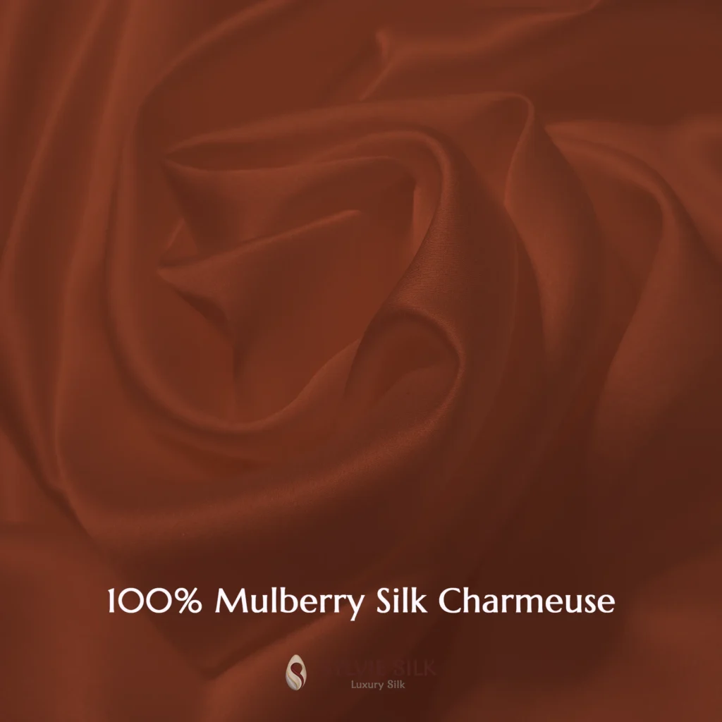 22 Momme Mulberry Silk Charmeuse Fabric 54 inch wide