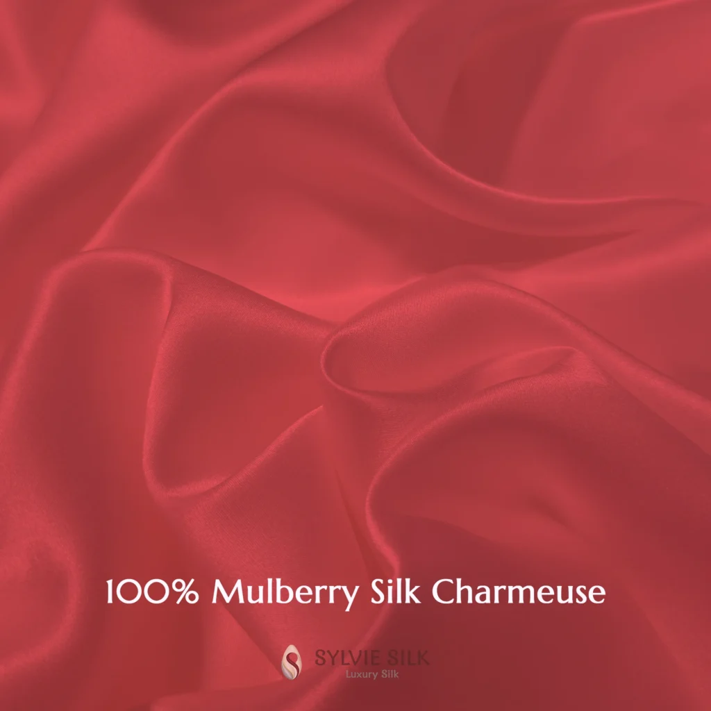 25 Momme Mulberry Silk Charmeuse Fabric 54 inch wide