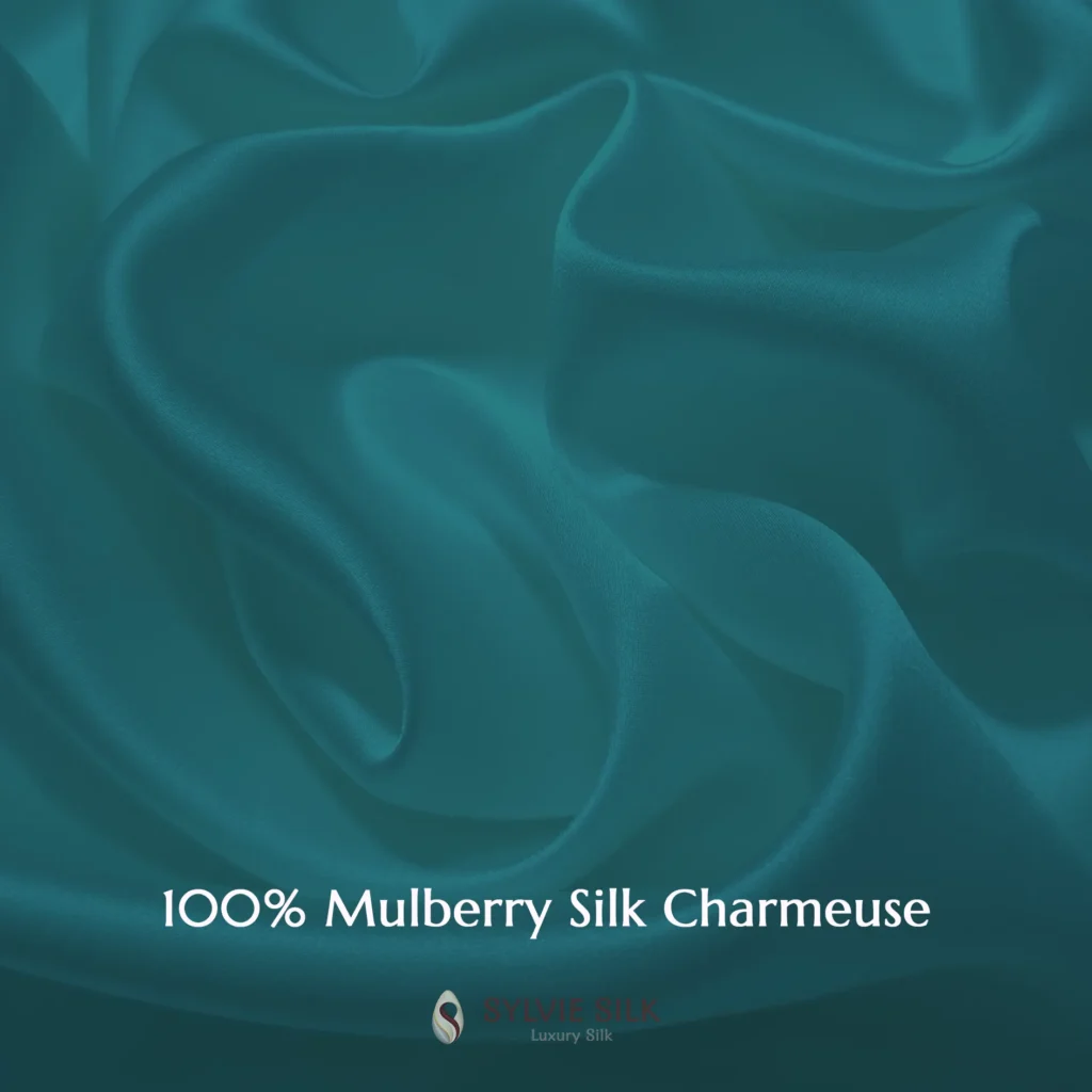 30 Momme Mulberry Silk Charmeuse Fabric 45 inch wide