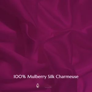 30 Momme Mulberry Silk Charmeuse Fabric 54 inch wide